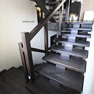 Деревянные лестницы на заказ Amurles.ru
